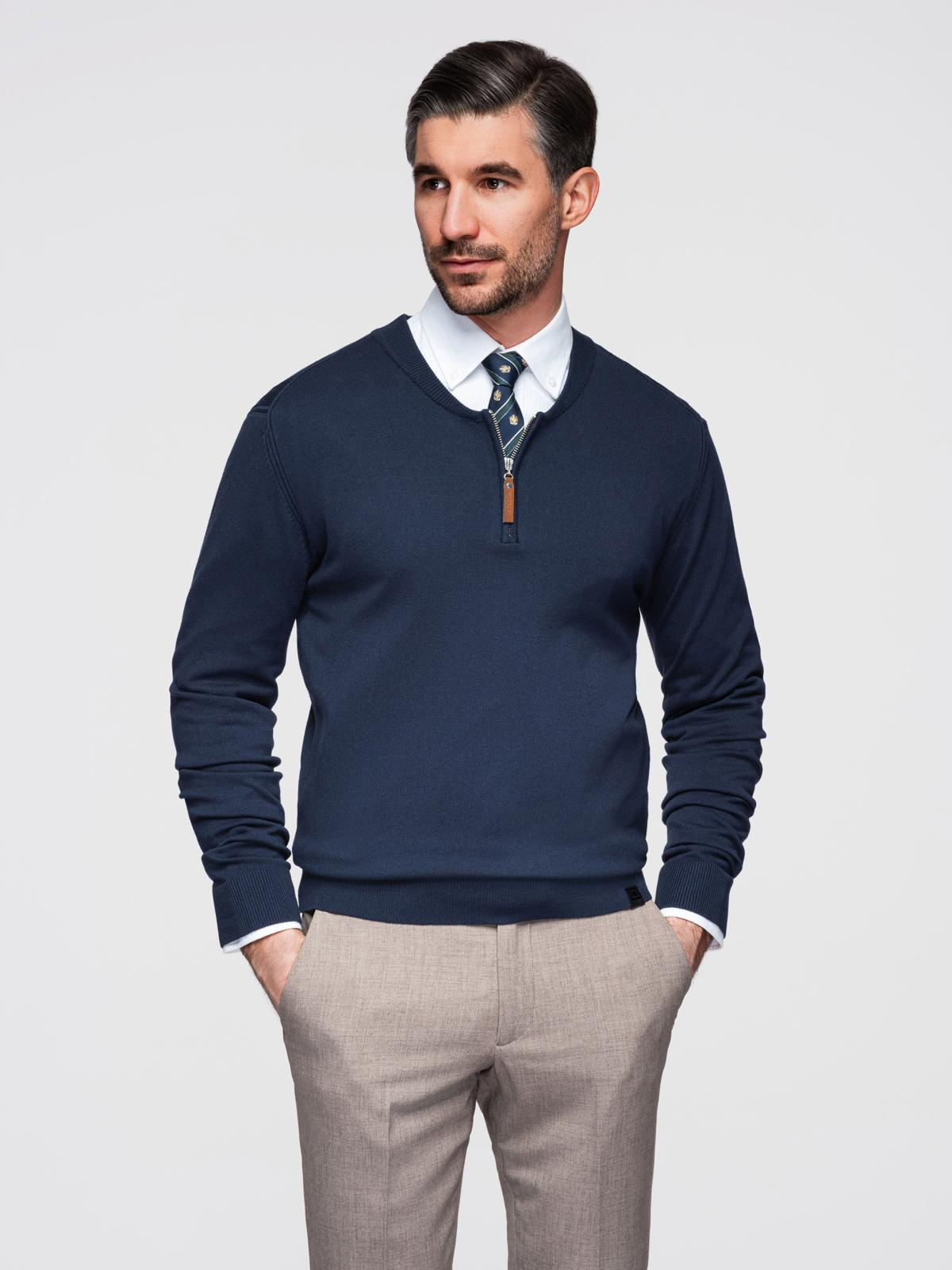 Ombre Clothing meeste kampsun lühikese tõmblukuga - Image 27