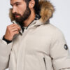 Ombre Clothing pikendatud tegumoega meeste talveparka kapuutsiga - Thumbnail Image 3