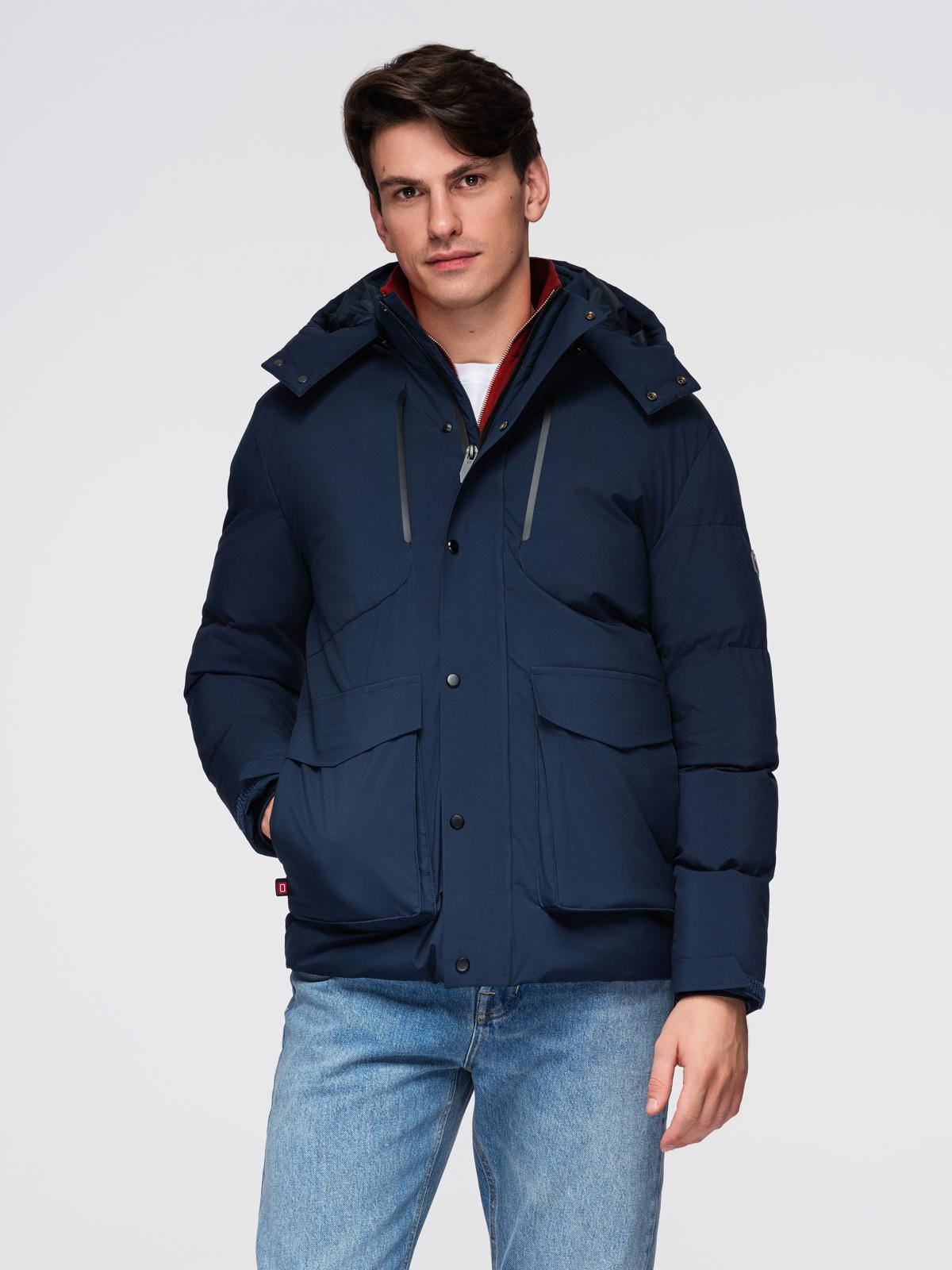 Ombre Clothing meeste puhvjakk kapuutsiga - Image 1