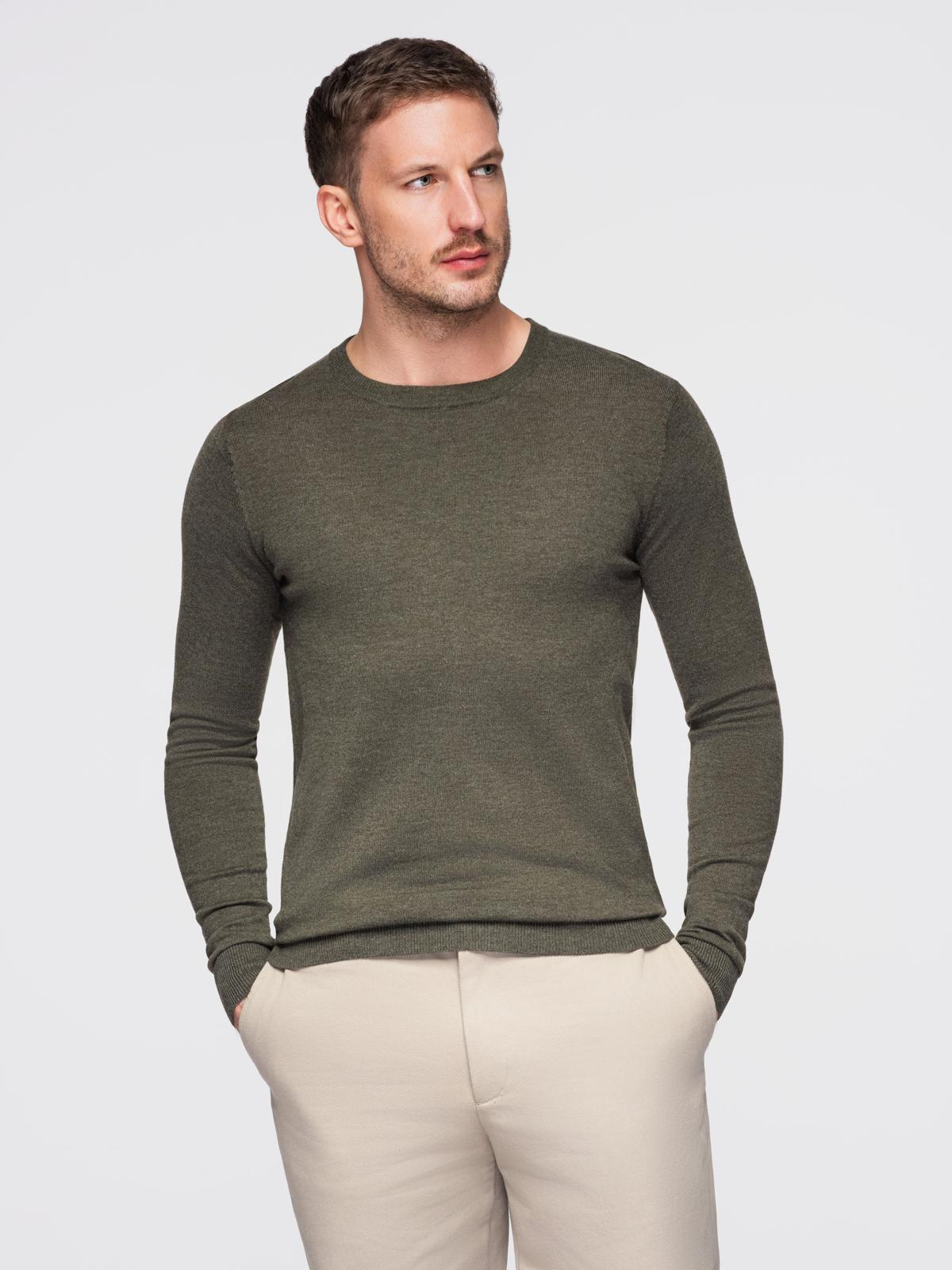 Ombre Clothing klassikaline ümara kaelusega meeste kampsun - Image 129