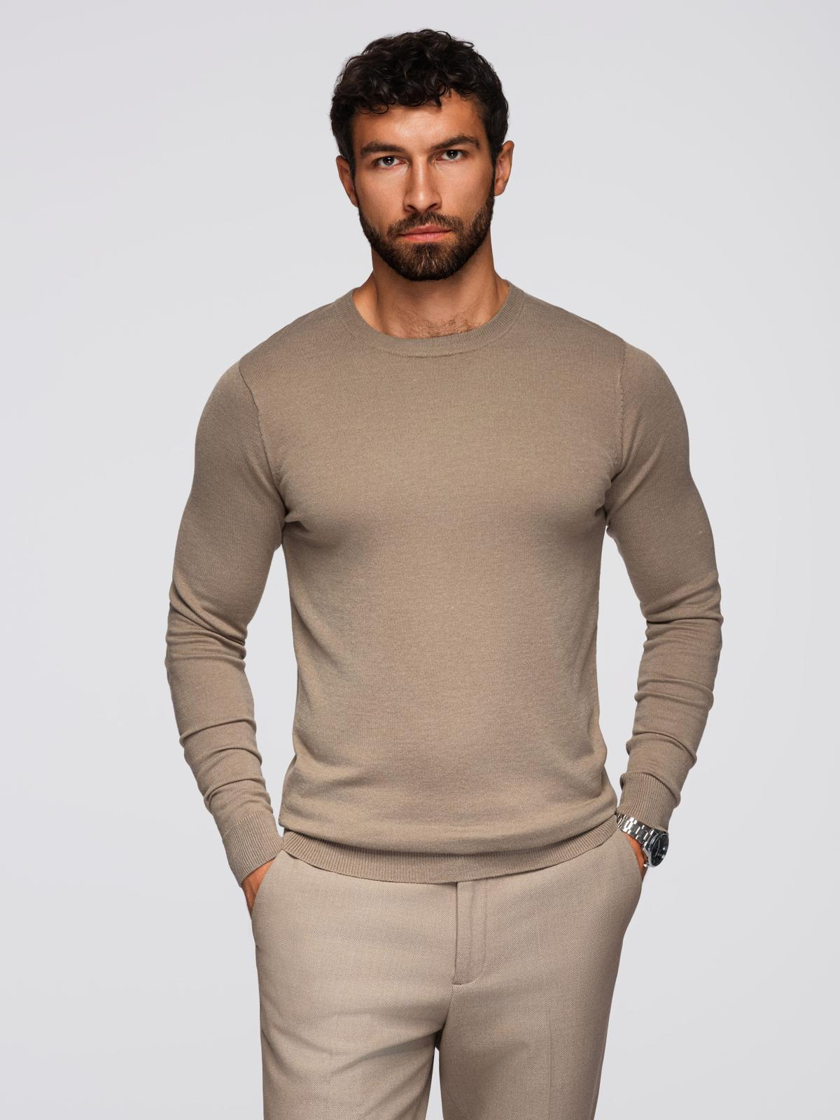 Ombre Clothing klassikaline ümara kaelusega meeste kampsun - Image 57