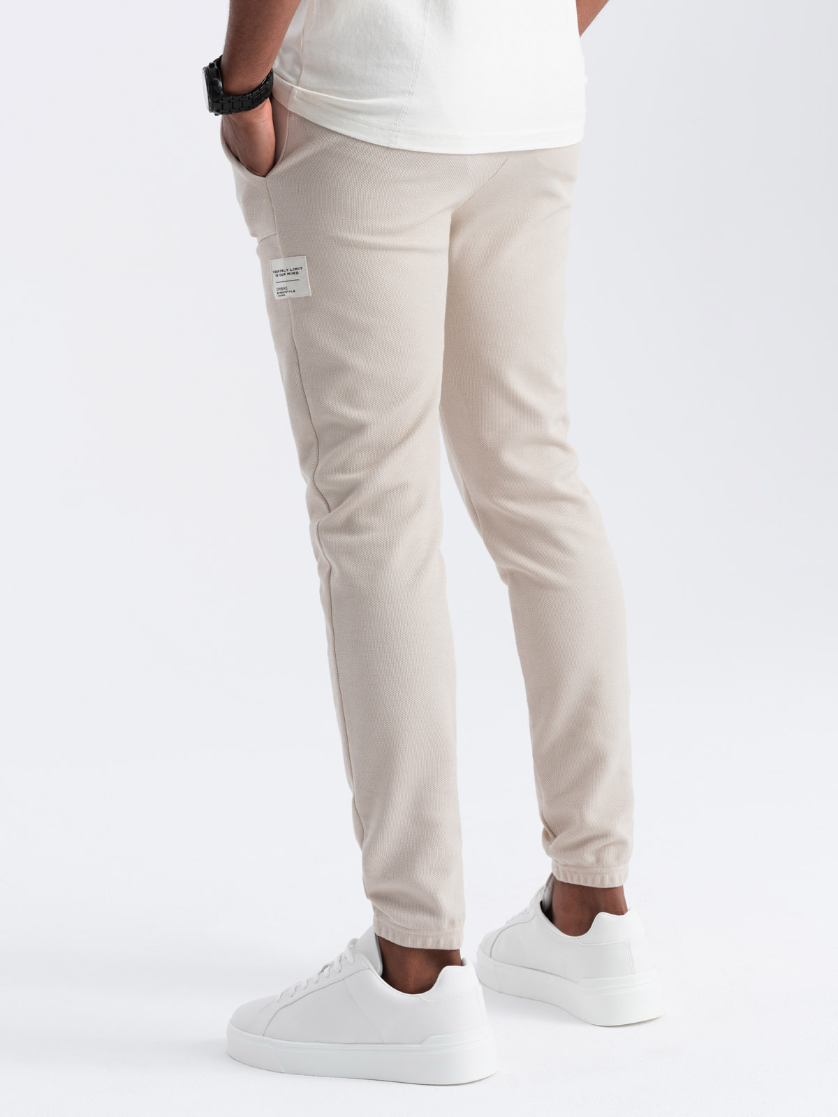 Meeste struktuurse koega dressipüksid Ombre Clothing - Image 8