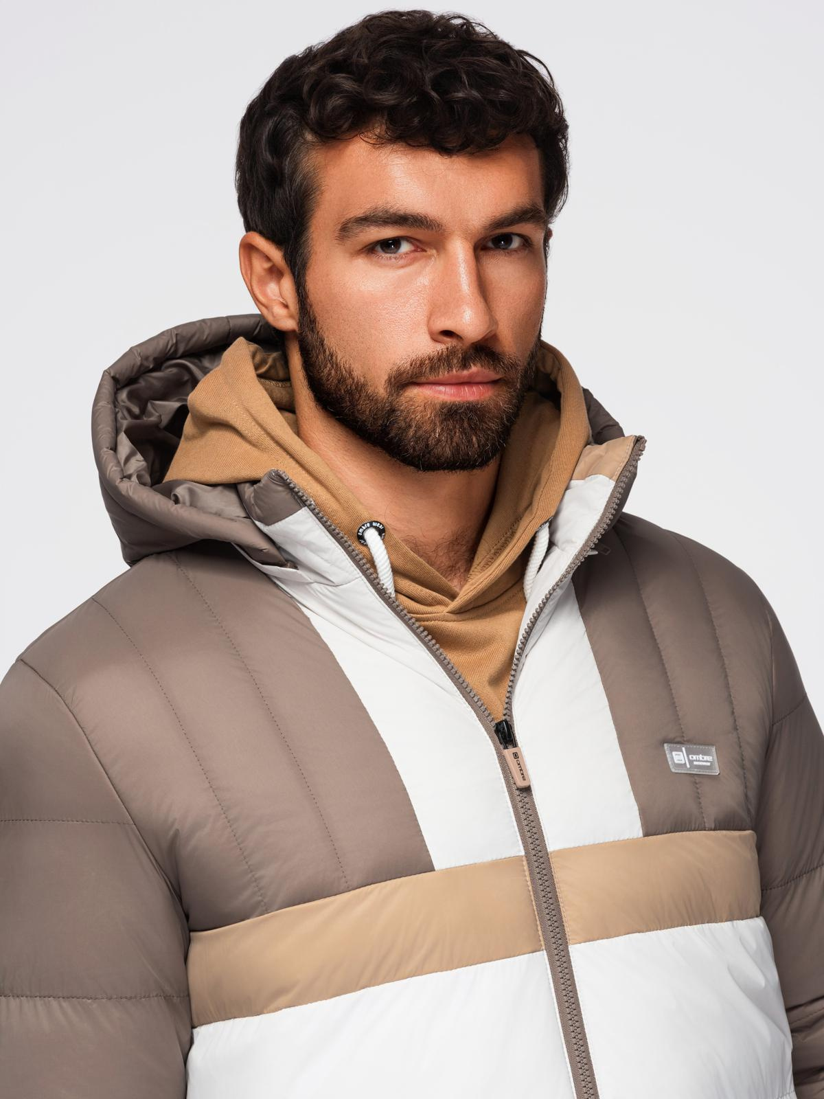 Ombre Clothing meeste kapuutsiga puhvjakk - Image 13