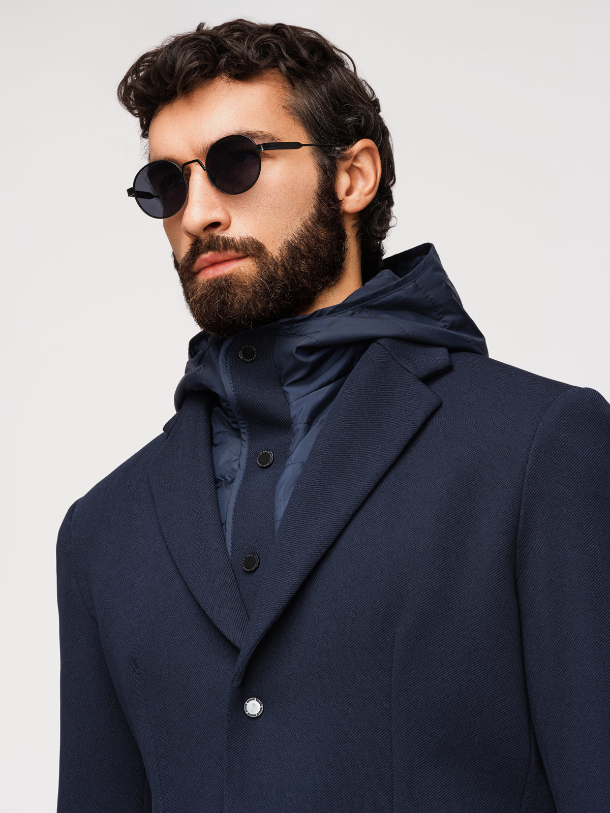 Ombre Clothing meeste pintsak-jakk eemaldatava kapuutsiga - Image 23