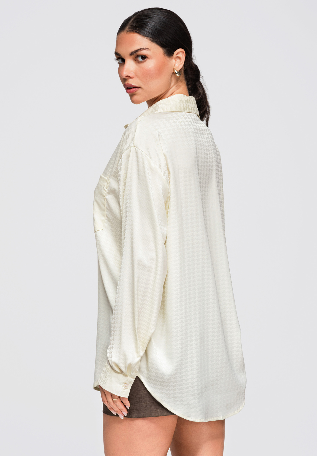 Naiste pikendatud lõikega särk Ombre Clothing - Image 3