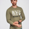 Ombre Clothing meeste pikkade käistega T-särk trükisega - Thumbnail Image 12