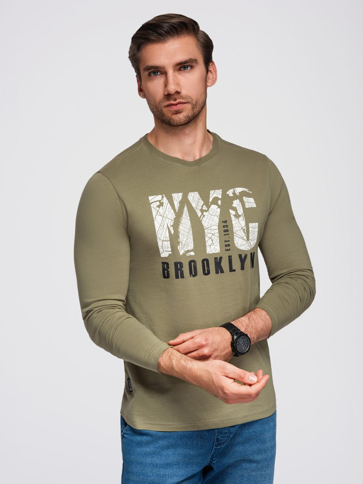 Ombre Clothing meeste pikkade käistega T-särk trükisega - Image 12