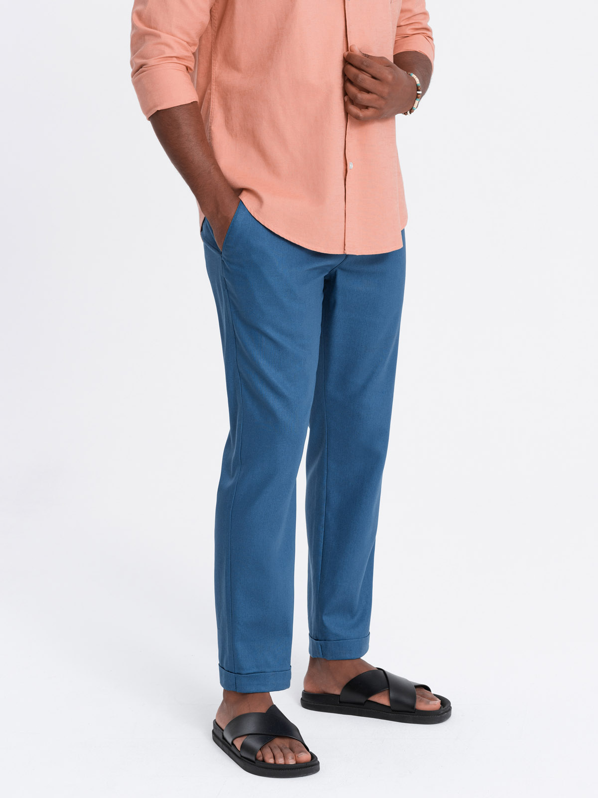 Ombre Clothing linasegused meeste chino-püksid - Image 23