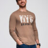 Ombre Clothing meeste pikkade käistega T-särk trükisega - Thumbnail Image 1