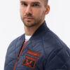 Meeste tepitud bomber-jope Ombre Clothing - Thumbnail Image 2