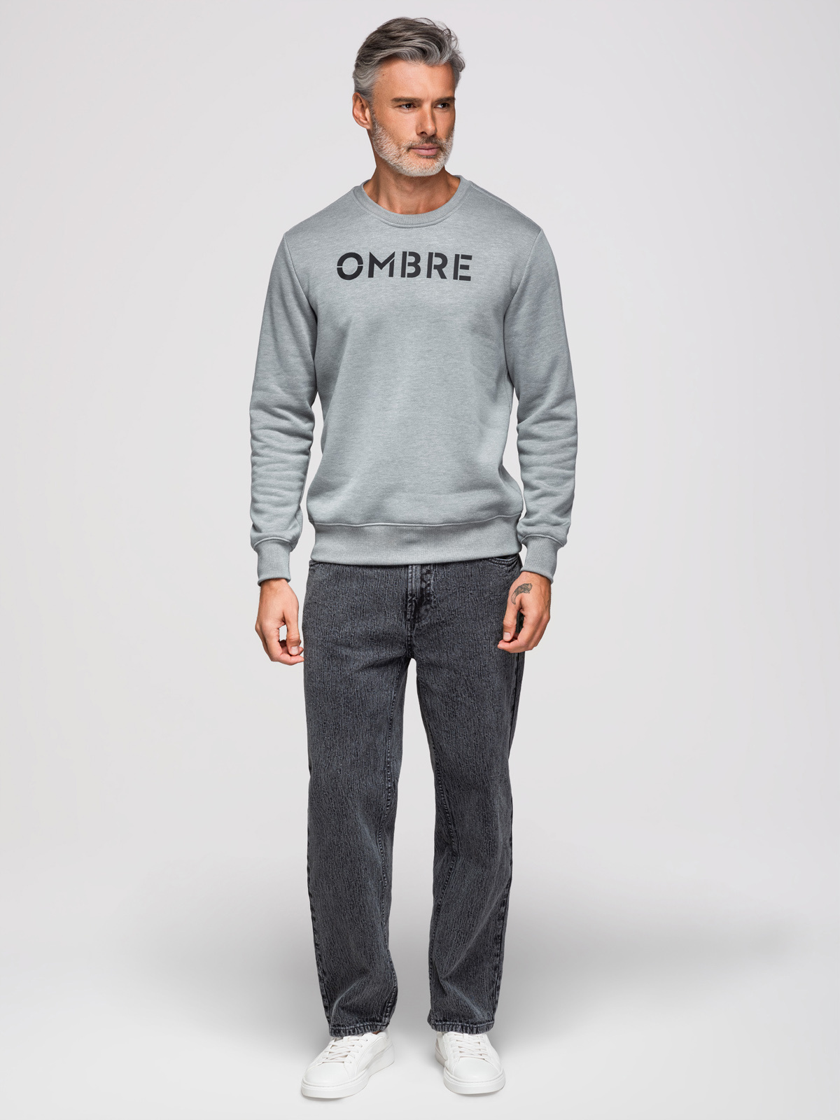 Meeste pusa Ombre Clothing rinnatrüki ja ümara kaelusega - Image 57