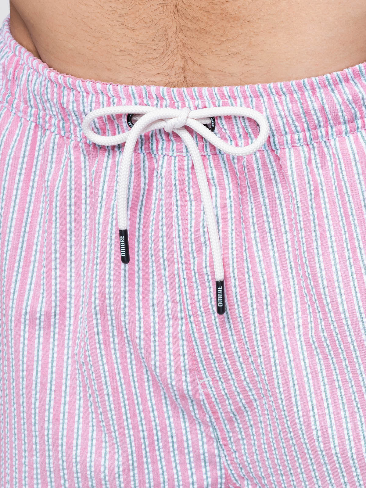 Meeste triibulised ujumispüksid Ombre Clothing seersucker-kangast - Image 17