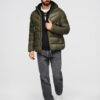 Meeste tepitud kapuutsiga talvejope Ombre Clothing - Thumbnail Image 5