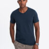 Meeste V-kaelusega puuvillane T-särk Ombre Clothing - Thumbnail Image 6