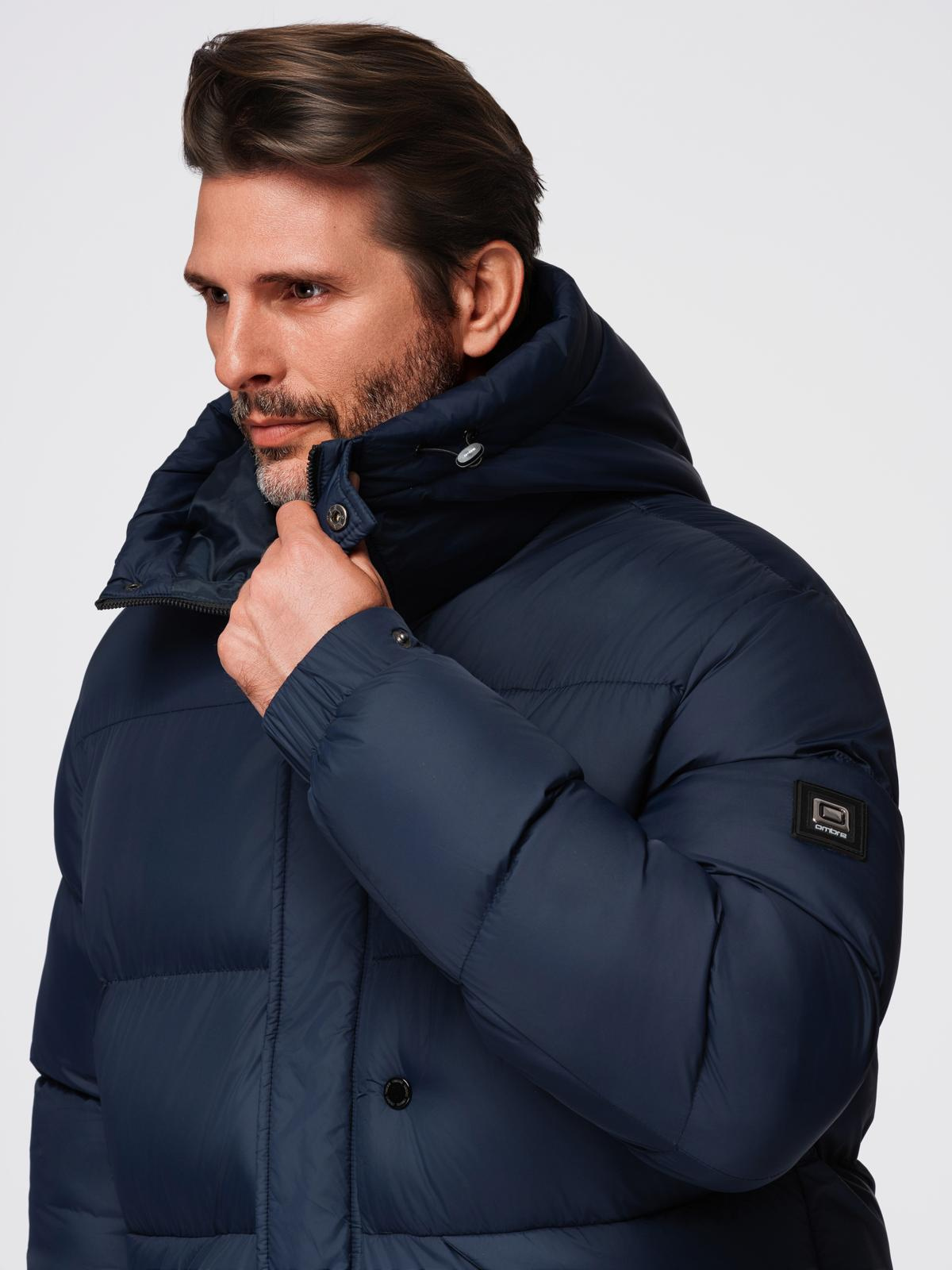 Ombre Clothing meeste tepitud kapuutsiga jope - Image 9