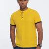 Meeste püstkrae ja nööpidega polosärk Ombre Clothing - Thumbnail Image 121