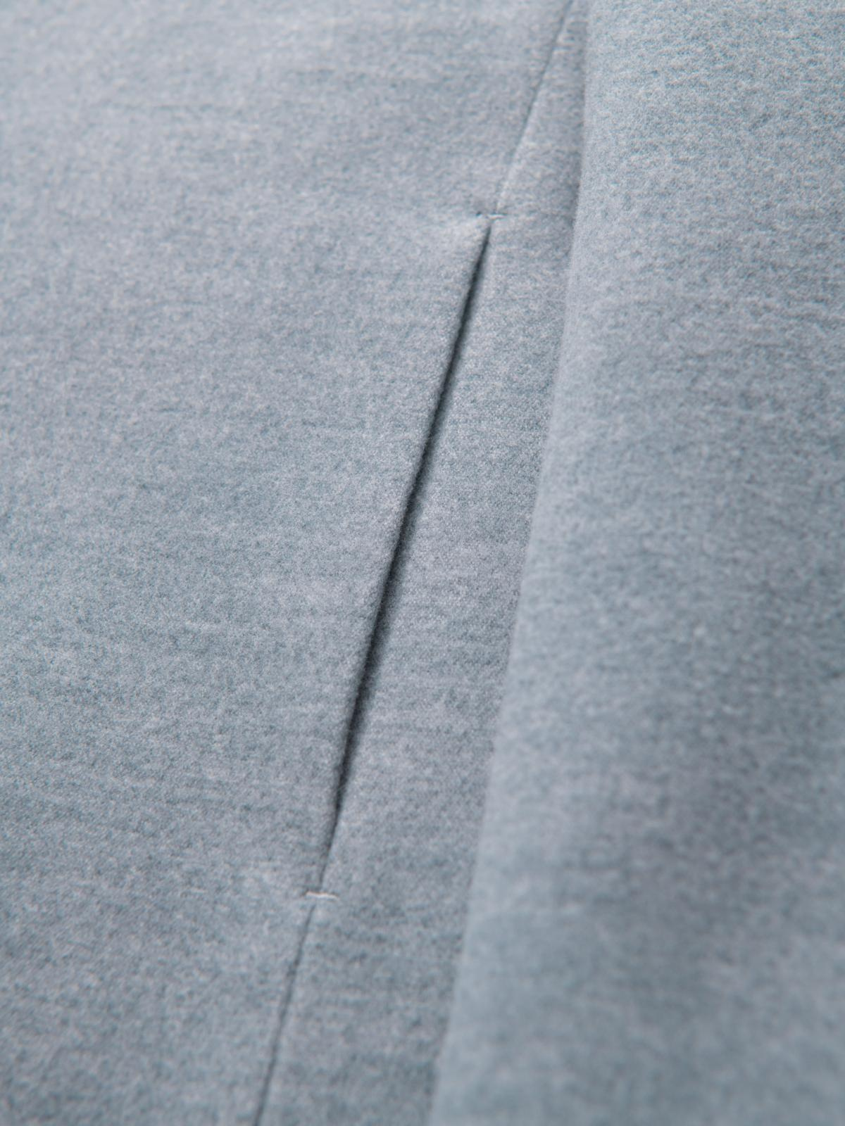 Ombre Clothing meeste poolpikk mantel püstkrae ja nööpidega - Image 7