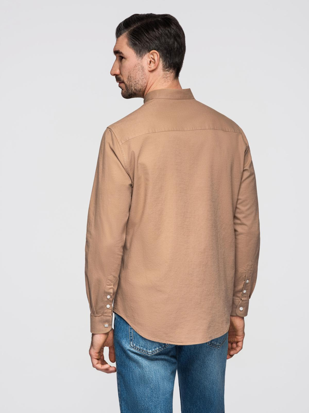 Meeste püstkraega pikkade varrukatega triiksärk Ombre Clothing - Image 37