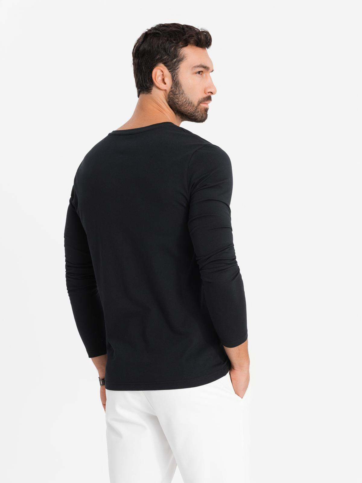 Meeste pikkade käistega V-kaelusega särk Ombre Clothing - Image 7