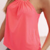 Naiste puuvillane topp paelaga - Thumbnail Image 2