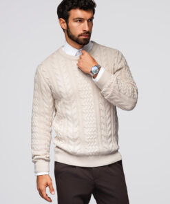 Meeste palmikkoes kampsun Ombre Clothing