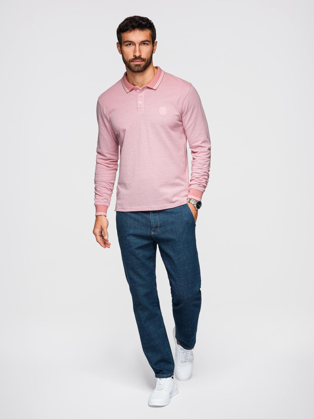 Ombre Clothing pikkade varrukatega polosärk - Image 4