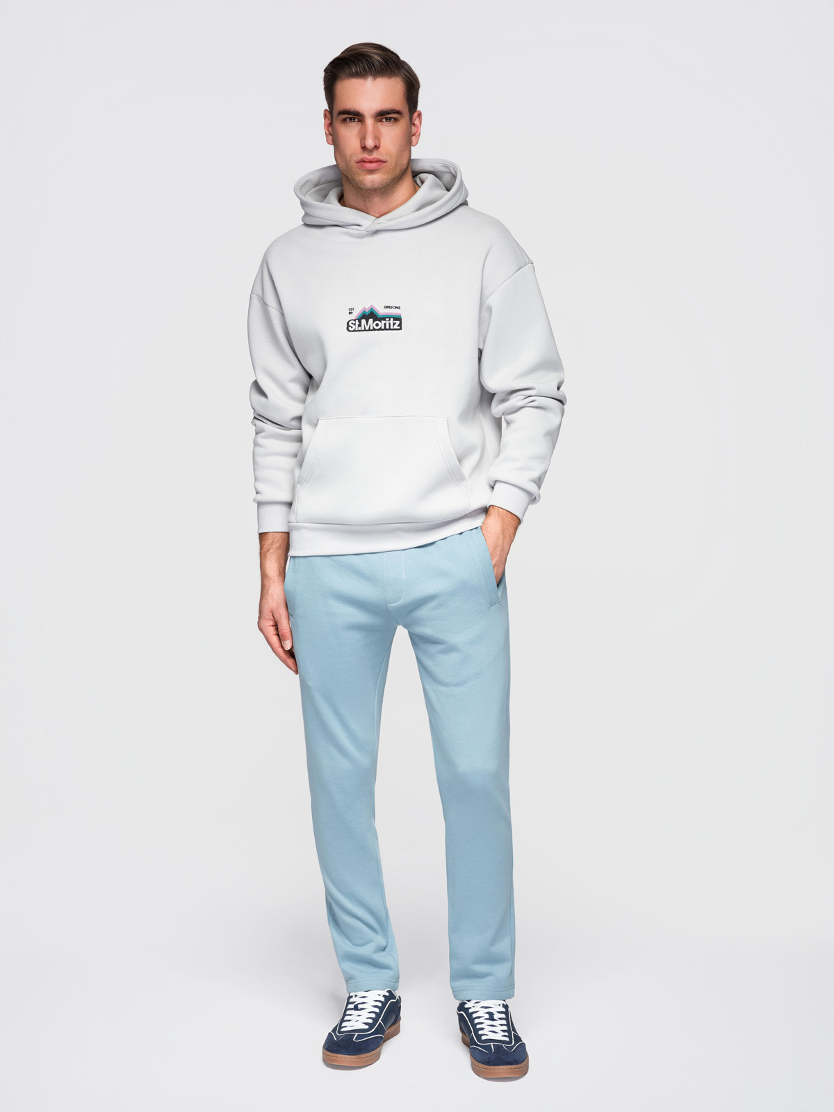 Meeste puuvillased dressipüksid Ombre Clothing - Image 56