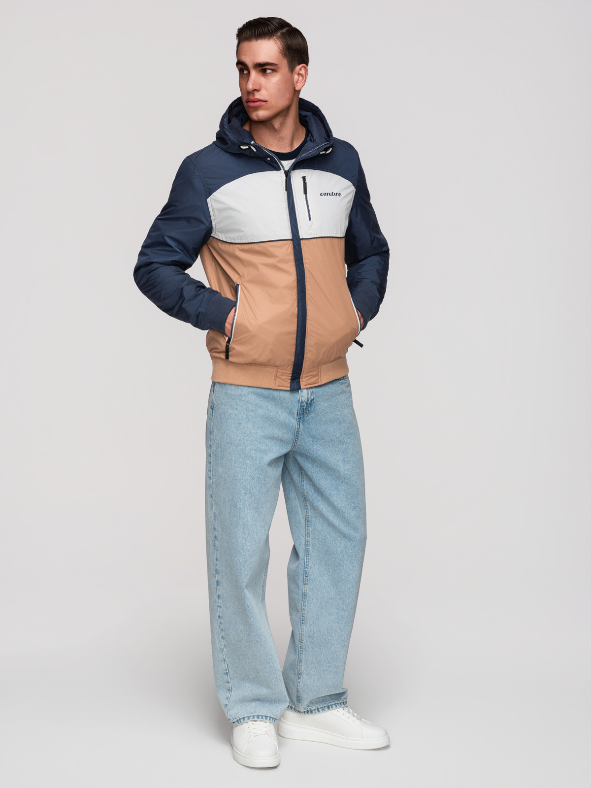 Ombre Clothing meeste kapuutsiga üleminekujope - Image 6