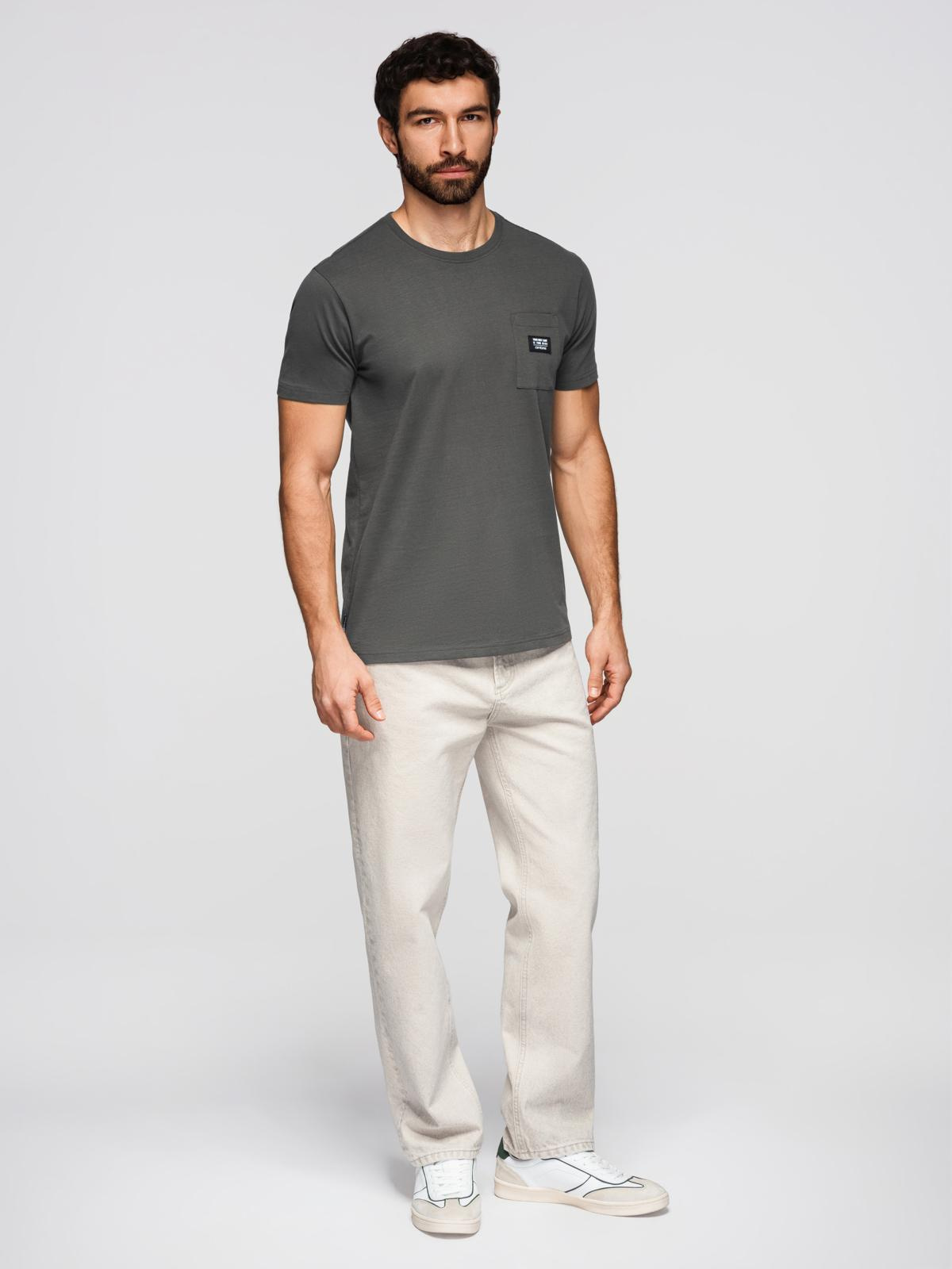 Meeste T-särk rinnataskuga Ombre Clothing - Image 56