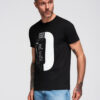 Ombre Clothing meeste trükisega puuvillane T-särk - Thumbnail Image 14
