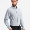 Ombre Clothing meeste pikkade käistega puuvillane triiksärk - Thumbnail Image 13