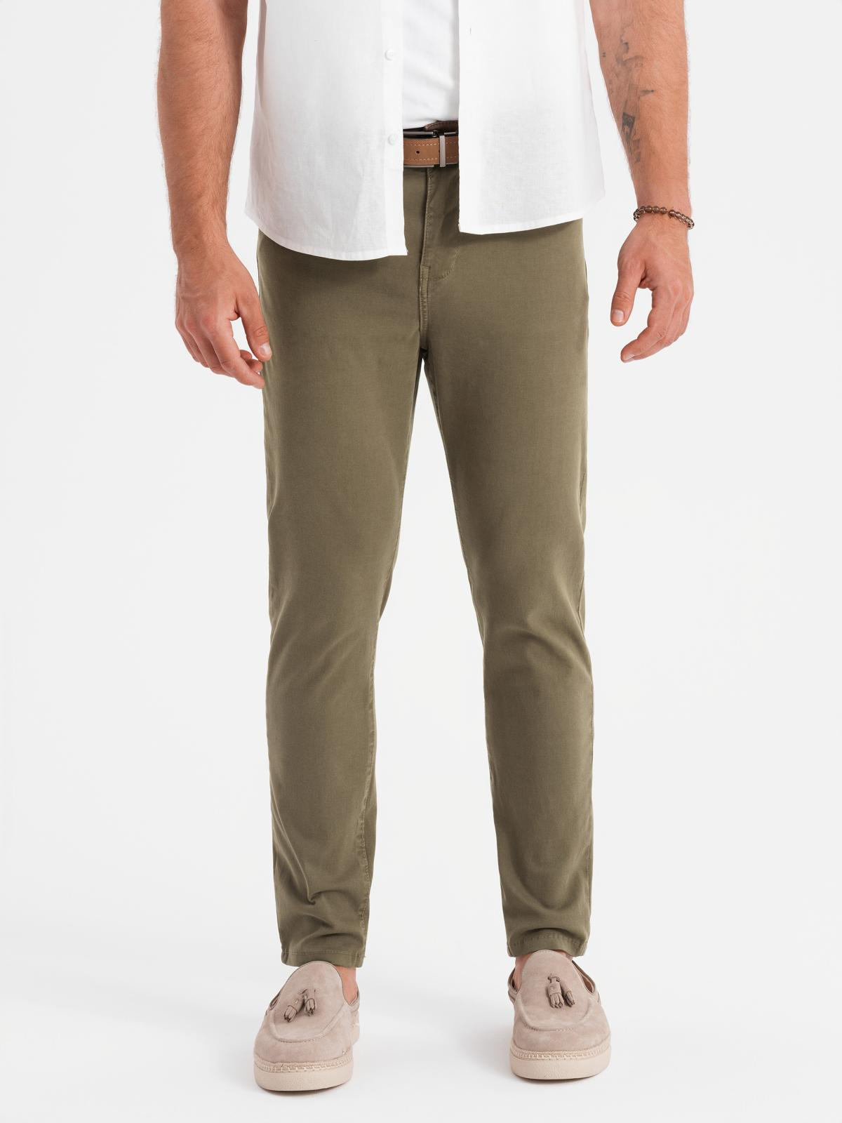 Meeste puuvillased chino-püksid Ombre Clothing - Image 9