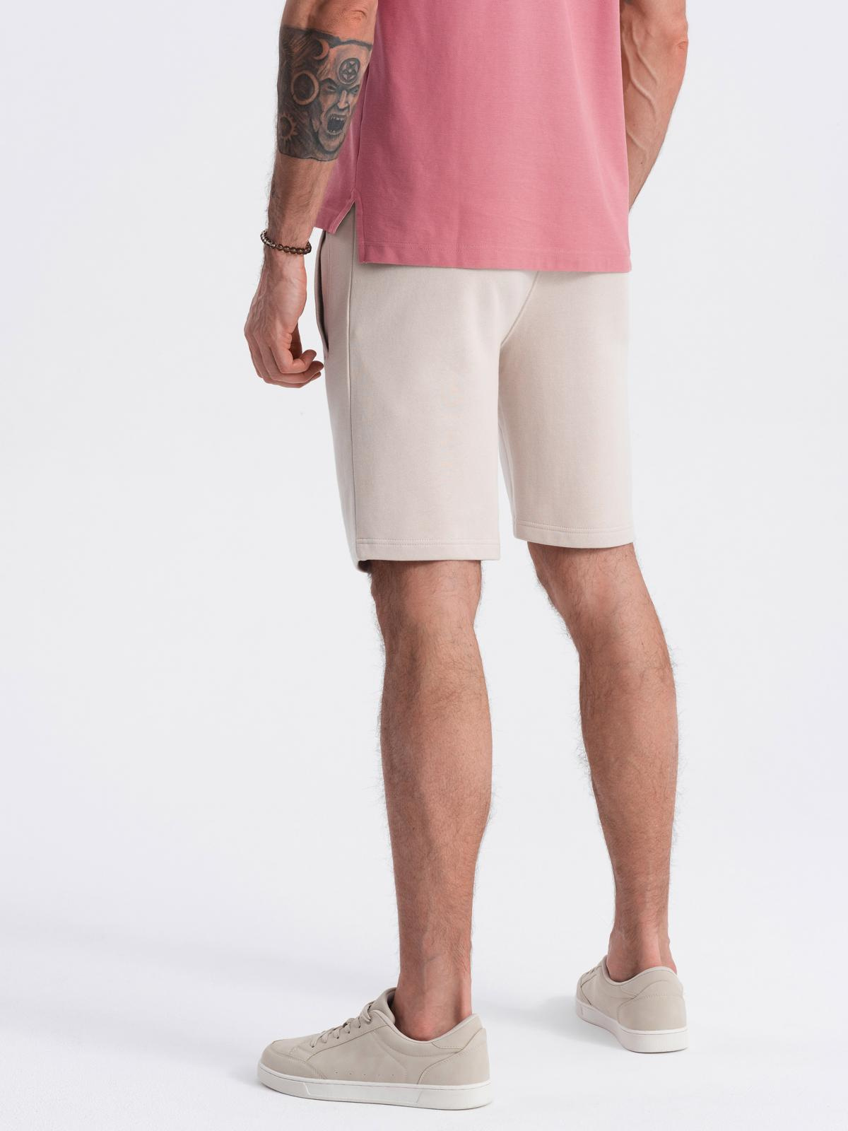 Ombre Clothing meeste kootud lühikesed püksid nööri ja taskutega - Image 5