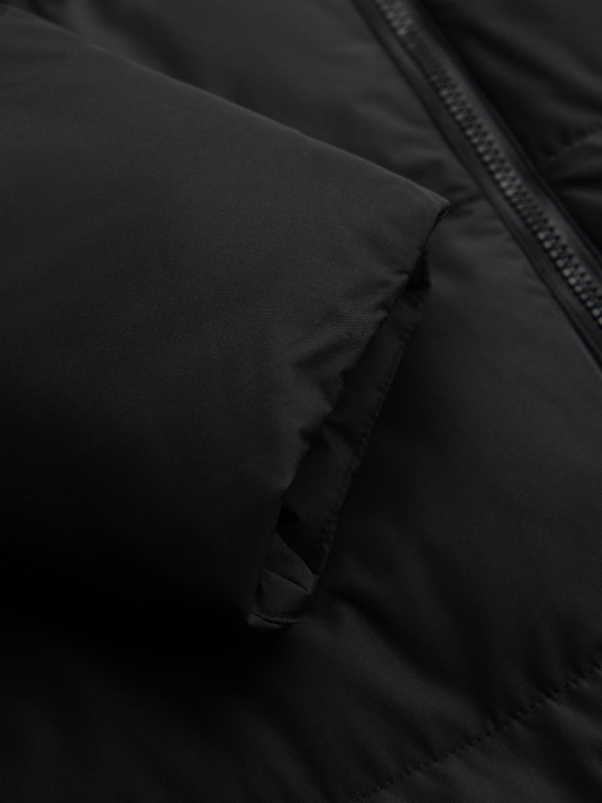 Ombre Clothing meeste pikk tepitud talvejope kapuutsiga - Image 13