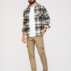 Meeste sirge lõikega cargo-püksid Ombre Clothing - Thumbnail Image 11