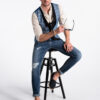 Meeste vest – sinine - Thumbnail Image 2