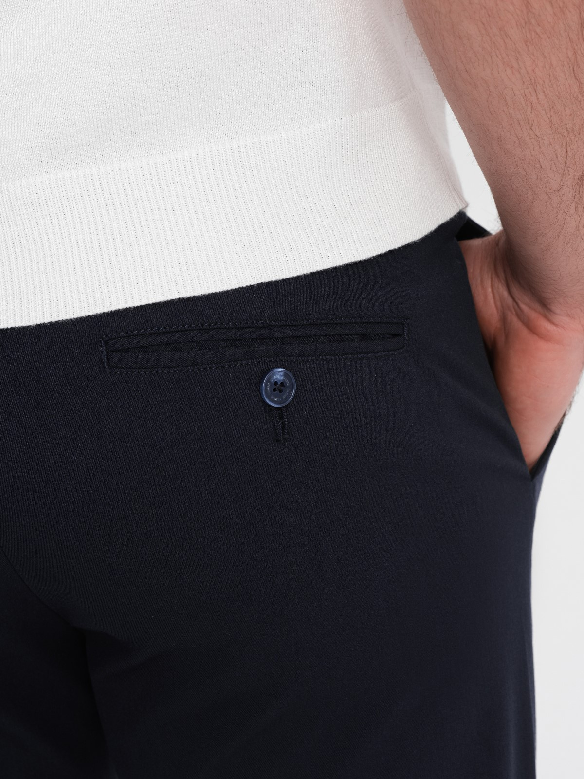 elegantsed klassikalise lõikega meeste chino püksid - helehall v1 om-pacp-0191 - Image 25