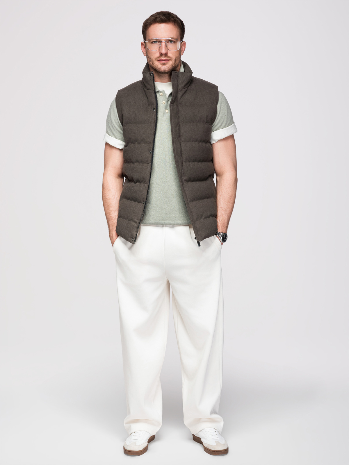 Meeste tepitud vest Ombre Clothing - Image 11