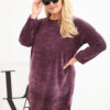 Kesi vabalt langev velvetist tuunika-kleit - Thumbnail Image 28