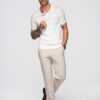 Meeste kootud triibuline polosärk Ombre Clothing - Thumbnail Image 20
