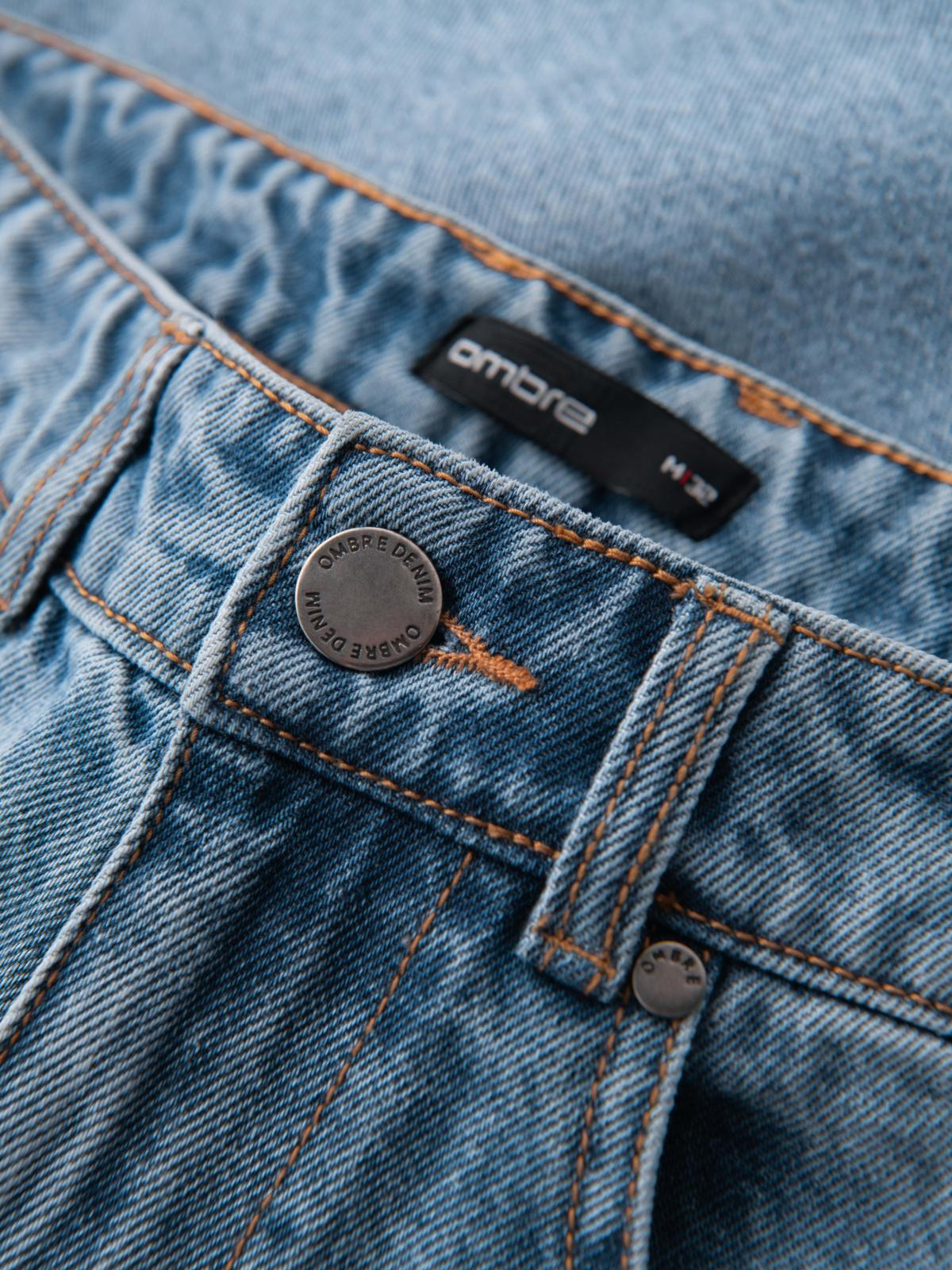 Meeste teksapüksid Ombre Clothing rebitud detailidega - Image 9