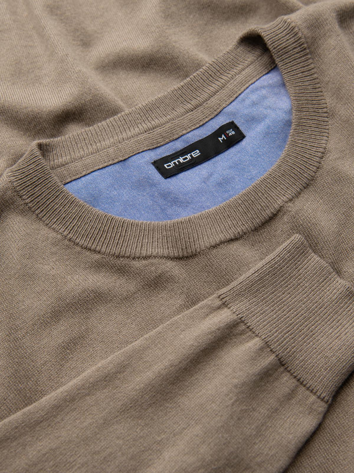 Ombre Clothing klassikaline ümara kaelusega meeste kampsun - Image 60