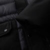 Meeste kapuutsiga tepitud pikem jope Ombre Clothing - Thumbnail Image 7