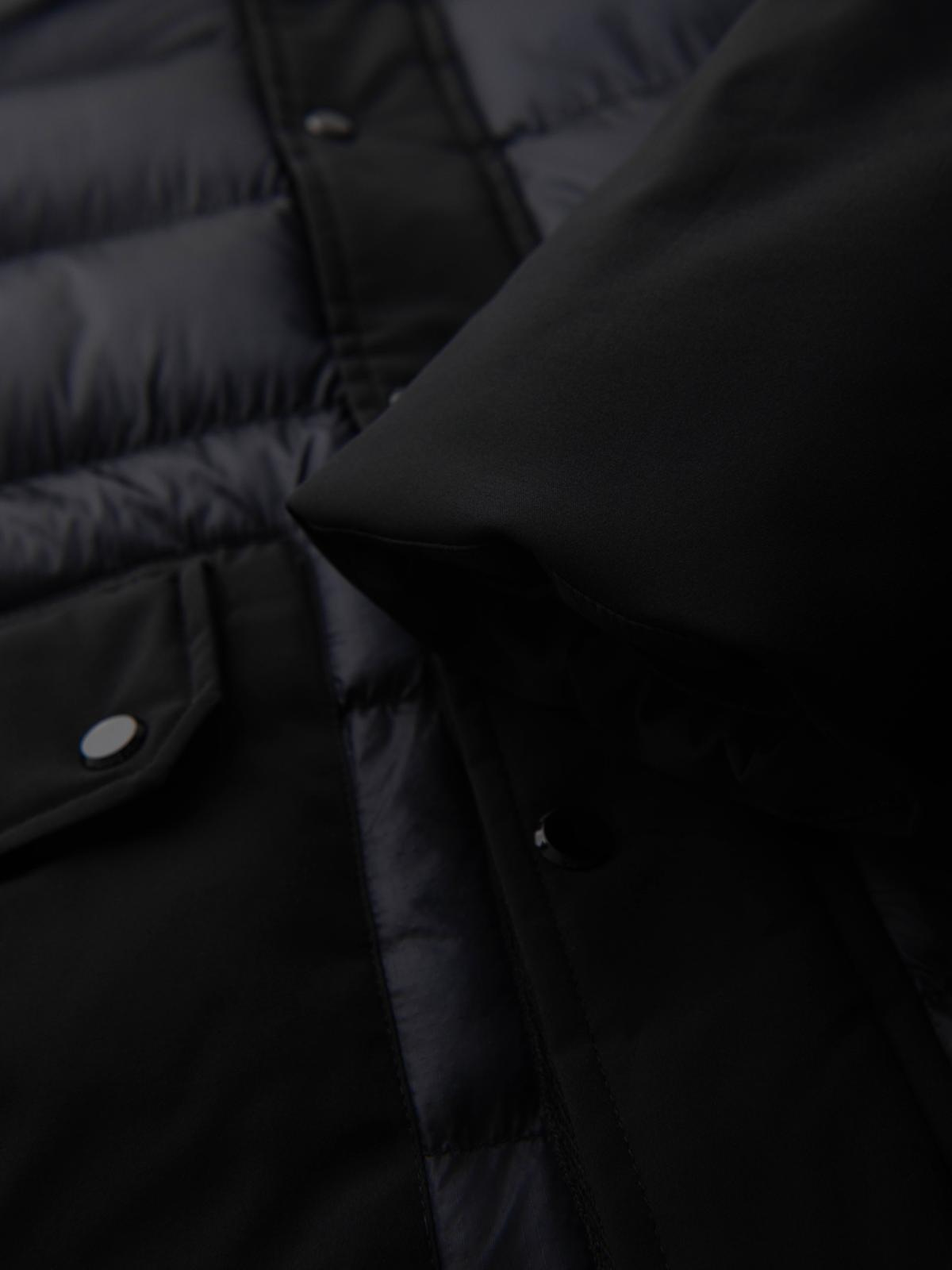 Meeste kapuutsiga tepitud pikem jope Ombre Clothing - Image 7