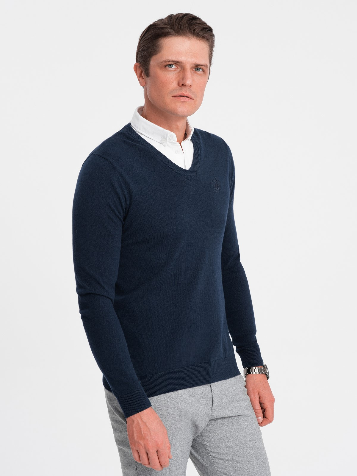 Meeste V-kaelusega kampsun Ombre Clothing - Image 39