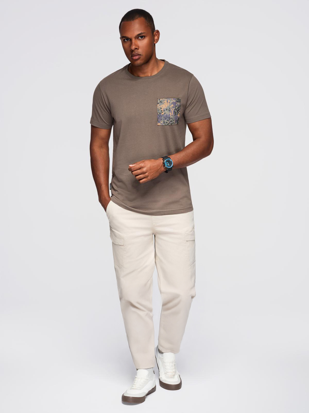 Meeste T-särk rinnataskuga Ombre Clothing - Image 3