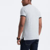Meeste püstkrae ja nööpidega polosärk Ombre Clothing - Thumbnail Image 131