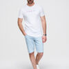 Ombre Clothing meeste T-särk rinnatrüki ja ümara kaelusega - Thumbnail Image 10