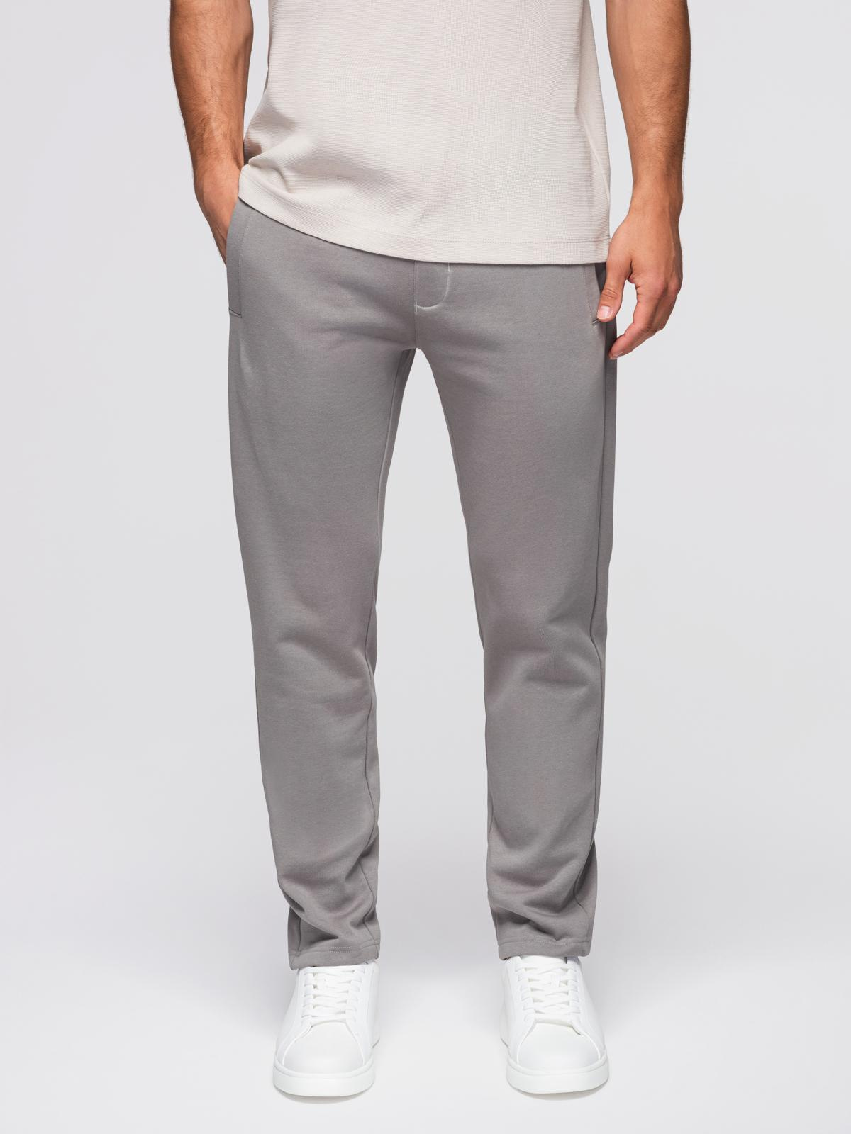 Ombre Clothing meeste puuvillased sirge lõikega dressipüksid - Image 44