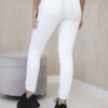 Kesi naiste elastsed mansetiga teksapüksid nöörvööga - Thumbnail Image 3